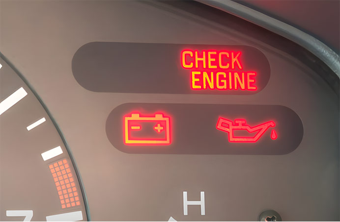 Qué significa la luz de check engine si se enciende
