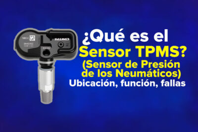 Qué es el Sensor de Presión de los Neumáticos TPMS